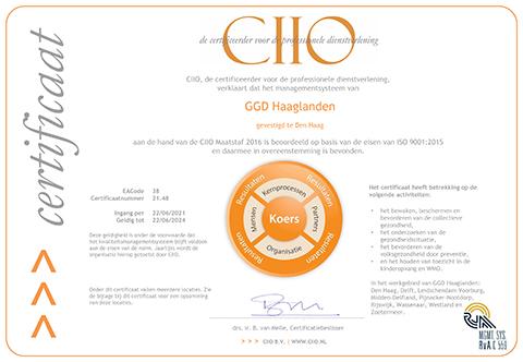 CIIO Certificaat